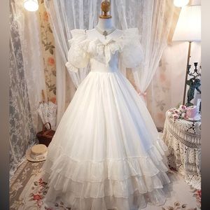 Vintage Ivory Princess Gown